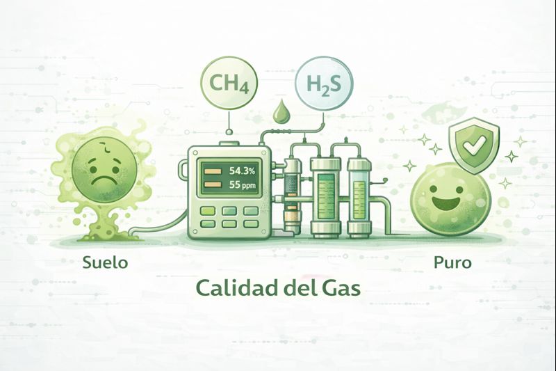Control: medición y calidad de gas